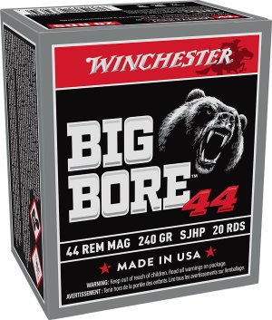 Winchester X44MBB .44 Rem Magnum 240 Grain Semi-Jacketed Hollow Point 20/Bo