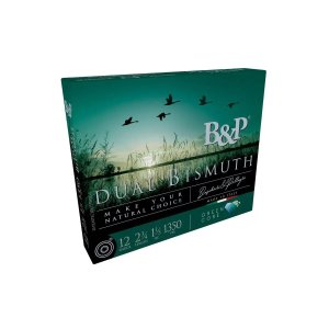 B&P Dual Bismuth Shotshells 12ga 3'' 1-1/4oz 1350 fps #3 & #4 10/ct