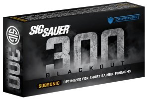 Sig Sauer Defensive Rifle Ammo 300 Blackout 194 gr. Max Expansion 20 rd.