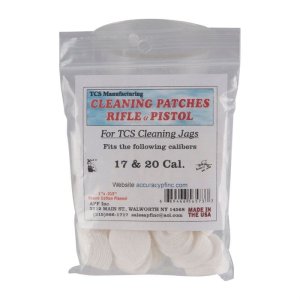 TCS CLEANING PATCHES 17-22 CALIBER
