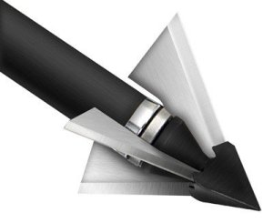 QAD BX100F Exodus Broadheads 100gr 1.25" Cut Full Blade 3-Pack