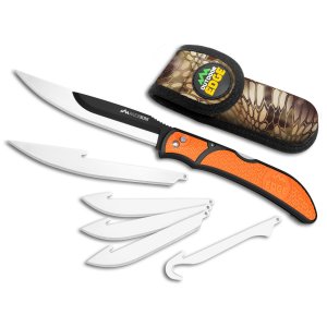 Outdoor Edge RazorBone RBB-20C Knife Set 6 Blades Blaze Orange