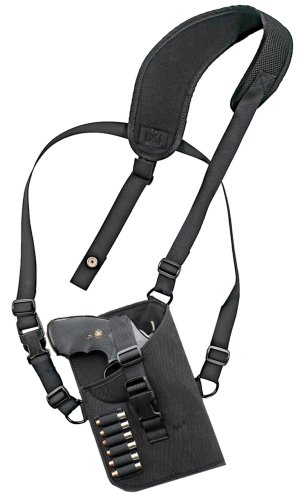 GrovTec Trail Pack Black Nylon Holster Med/Lg Revolver 3-4 In