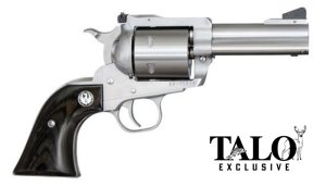 Ruger 0817 Super Blackhawk Revolver, .44 Magnum, 3.75-inch Barrel, 6-Round Capacity, Satin Stainless Steel Frame, Black Laminate Grips, Adjustable Sights, Unfluted Cylinder