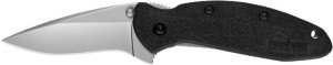 KERSHAW 1620X 2.25 In Plain Edge Assisted-Open, Black, USA Made