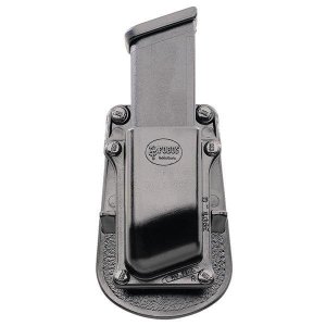 Fobus 390145 Single Mag Pouch Black Polymer Paddle for 1911 .45 ACP