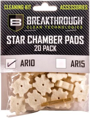 Breakthrough AR-10 STAR CHAMBER PAD 20 PK W/ 8-32 ADTR
