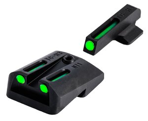 TruGlo TG131NT2 TFO Tritium/Fiber Optic Night Sights for 1911 Government
