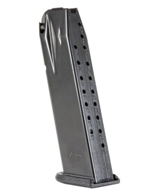 Walther 2864789 PDP Full Size 18rd 9mm Black Aluminum Magazine