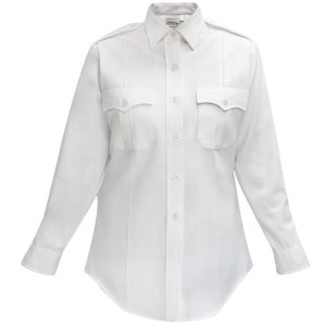 Duro Poplin Women's Long Sleeve Shirt w/ Sewn-In Creases (UPC 531188)