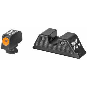 Trijicon GLK 17 HD Night Sights, Orange Front, Green Rear, Glock 17-39