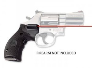 Crimson Trace LG-306 Lasergrip S&W K L Frame Round Butt Black Rubber
