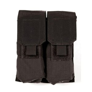 Blackhawk 37CL03BK AR-15 Double Mag Pouch, Holds 4 Mags, Black