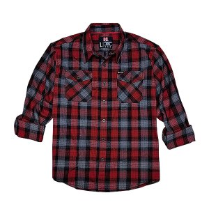 Hornady Gear 32194 Flannel Shirt XL Red/Black/Gray Cotton/Polyester...