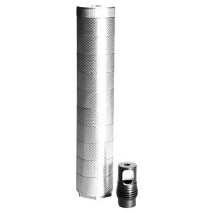 Advantage Arms 1.75X9 Modular Suppressor 338 Lapua Stainless Steel Matte