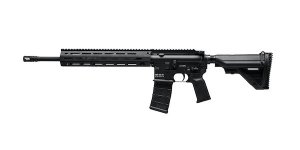 Heckler & Koch MR556A1 Semi-Automatic Rifle, 5.56 NATO, 16.5" Barrel, 30 Rounds, Adjustable Stock, Matte Black Finish