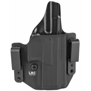 L.A.G. Tactical Defender 17014 Kydex OWB/IWB Holster Right-Hand Black
