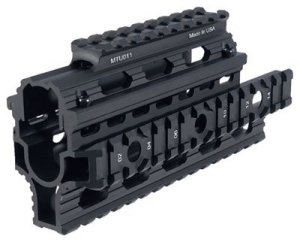 Leapers UTG MTU011 AK-47 Yugo M70 Quad Rail Handguard, CNC Aluminum