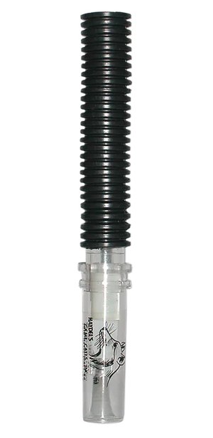 Haydel's CH92 Coyote Howler Tube Call Clear/Black Plastic