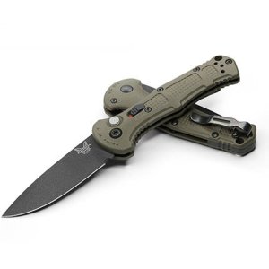 Benchmade 9570BK-1 Mini-Claymore 3" Ranger Green Auto Knife