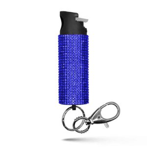 Guard Dog Security Bling It On Red Pepper Spray Gem Keychain
