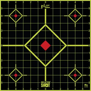 Pro-Shot Splatter Shot 12 Green Sight In Target - Peel-and-Stick 5/ct