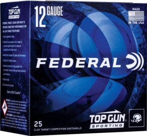 Federal TGL12 8 Top Gun Light 12ga 2.75" 2.75dr 1-1/8 #8 Shotgun Ammo