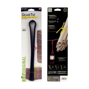 Nite-Ize Gear Tie Reusable Rubber Twist Tie 24in 2-Pack