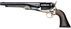 Pietta PF60OWS448 1860 Old West 44 Cal 8" Blued Steel Wood Grip