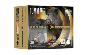 Federal Premium Ammunition P10TA1 Terminal Ascent HG 10mm Auto 203gr