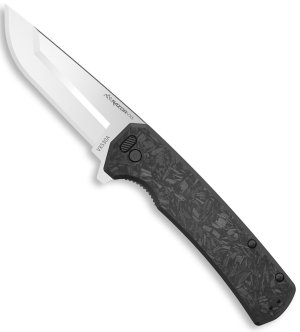 Outdoor Edge VX530A Razor VX5 EDC 3 In Satin Blade Carbon Fiber