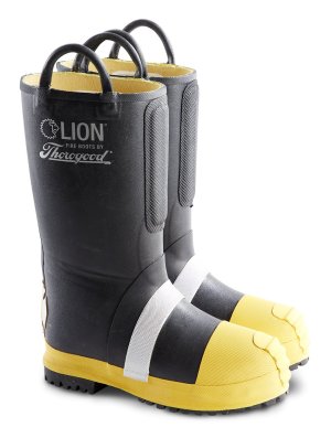 LION Essentials HellFire - 14"" Kevlar Insulated Rubber Boot Women's 5 Wide