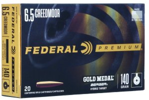 Federal GM65CRDBH2 6.5 Creedmoor 140 Grain Berger Hybrid 20 Rounds