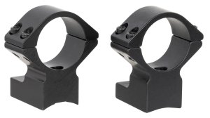 Talley 950765 1in High Scope Mount Rings Black Aluminum