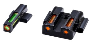 HiViz MPSN621 LiteWave H3 Sight Set for S&W Shield Green/Orange