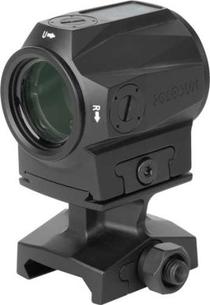 Holosun SCRS-GR-MRS 20mm Green Multi-Reticle Solar Sight Matte Black