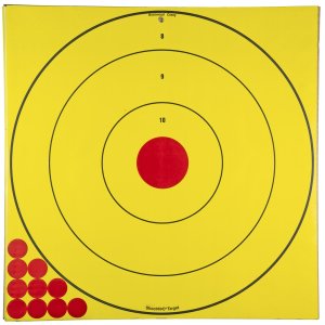 Birchwood Casey LRBET5PK Long Range Adhesive Paper Bullseye