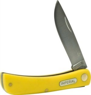 Schrade IMPERIAL 3.7" SS/YEL HDL