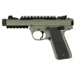 Ruger 40189 Mark IV Tactical 22LR Pistol, 4.4" Barrel, 10 Rounds, Elite Jungle