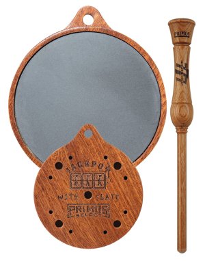 Primos 216 Jackpot Striker Call Turkey Sounds Gray/Natural Hardwood