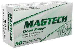 Magtech CR40A 40 S&W 180gr Flat Nose Fully Encapsulated 50ct