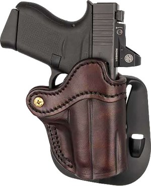 1791 Gunleather OR-PDH-C-SBR-R Optic-Ready Paddle Holster Brown RH