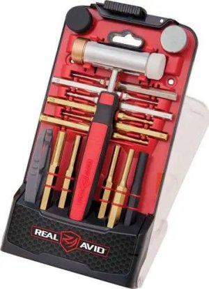 Real Avid AVHPS-B Accu-Punch Set Brass/Nylon/Steel with Case