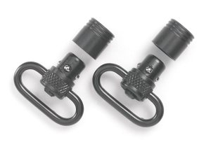Uncle Mike's MO10112 Push Button Detachable Swivels 1 inch Blued