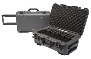 Nanuk 9356UP7 6 Up Gun Case Graphite Resin Waterproof Wheels