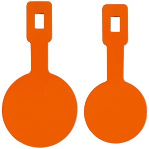 Champion 44923C Impact Steel Rimfire Targets Orange 4-Pack