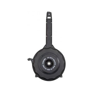 RWB 9mm 50 Round Drum Magazine for Glock 9mm Luger Polymer Black