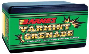 Barnes 30170 Varmint Grenade 22 Hornet 30gr HP 100/Box