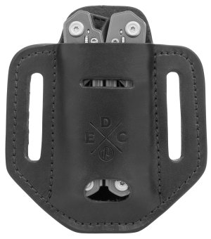 1791 Gunleather HDESSLBLKA EDC Black Leather Ambidextrous Belt Slide