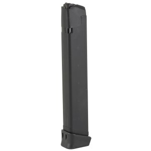 KCI KCIMZ008 9mm Luger Magazine 33 Rounds Black Polymer Action Type